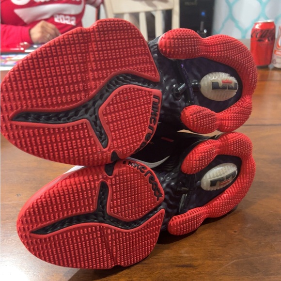 Nike Lebron 19 Black/University Red/White - Worn one time.  Great condition. - Picture 3 of 10